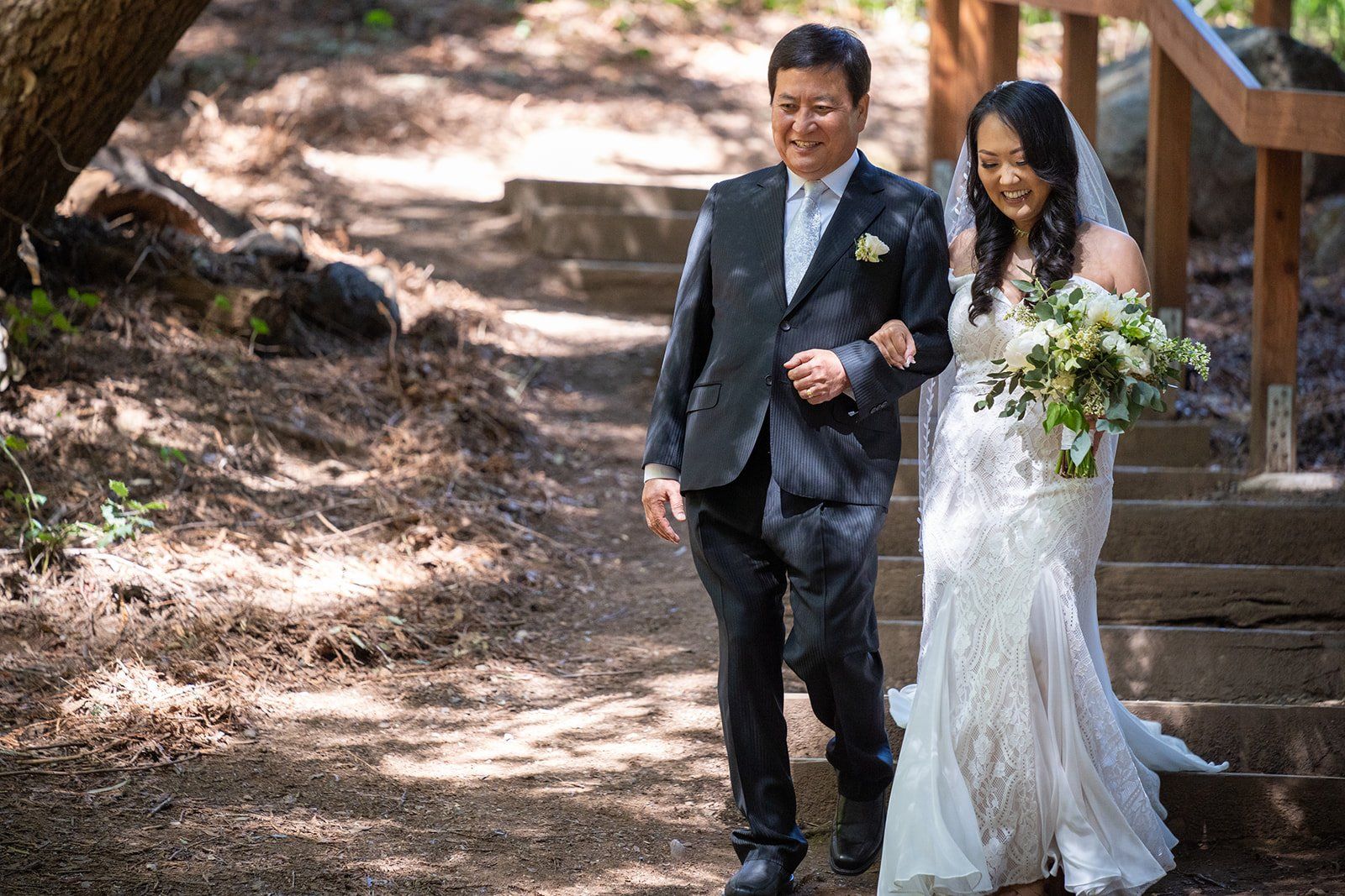 redwoods micro wedding at old mill park, A Redwoods Micro Wedding Ceremony in the Amphitheater
