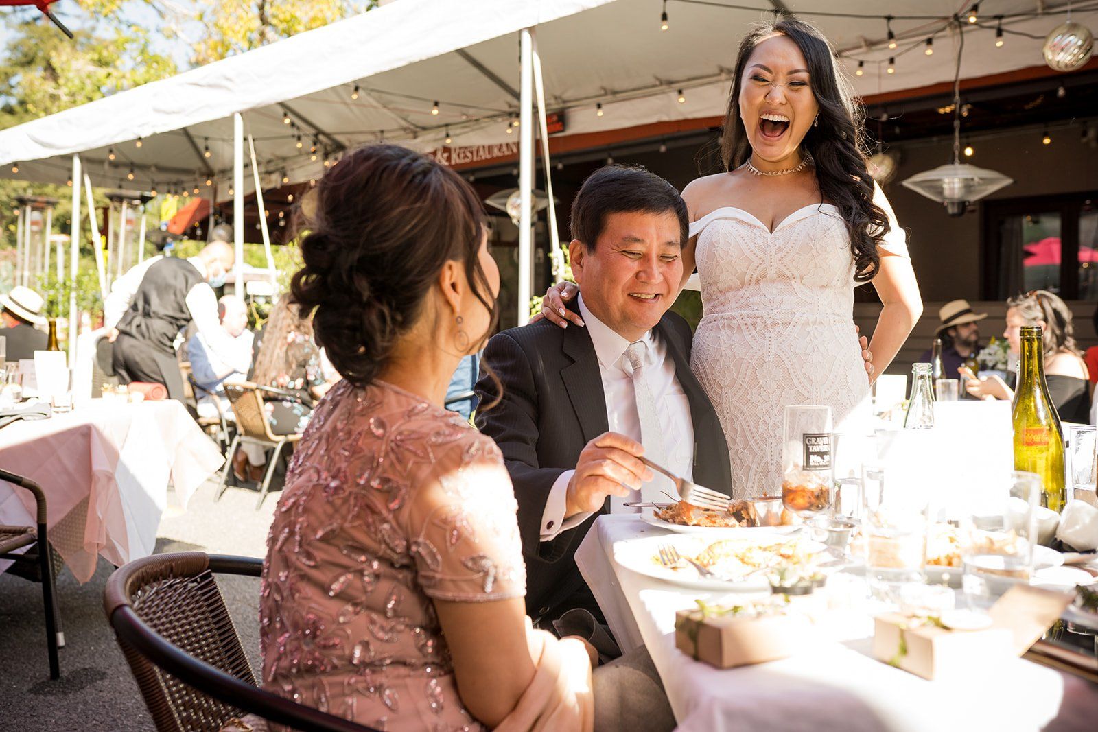 redwoods micro wedding at old mill park, Portraits Under the Old Mill Park Redwoods