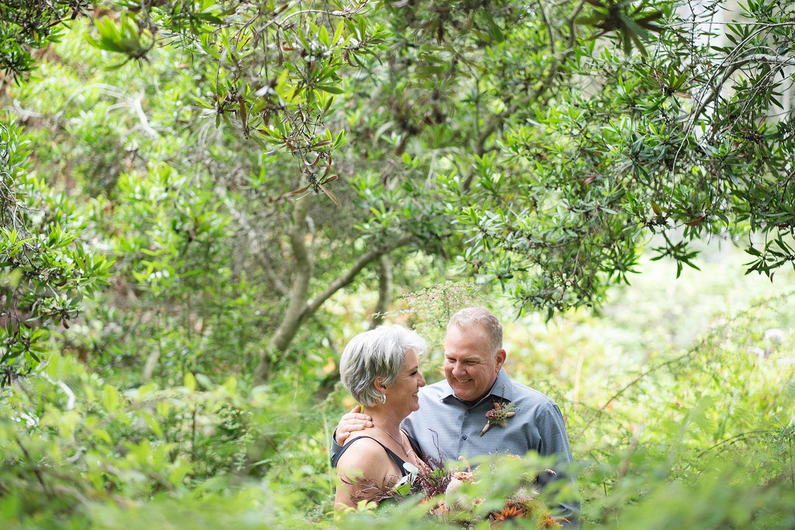 second wedding elopement mendocino botanical gardens, A Toast, a First Dance, and the Dahlias in Full Bloom
