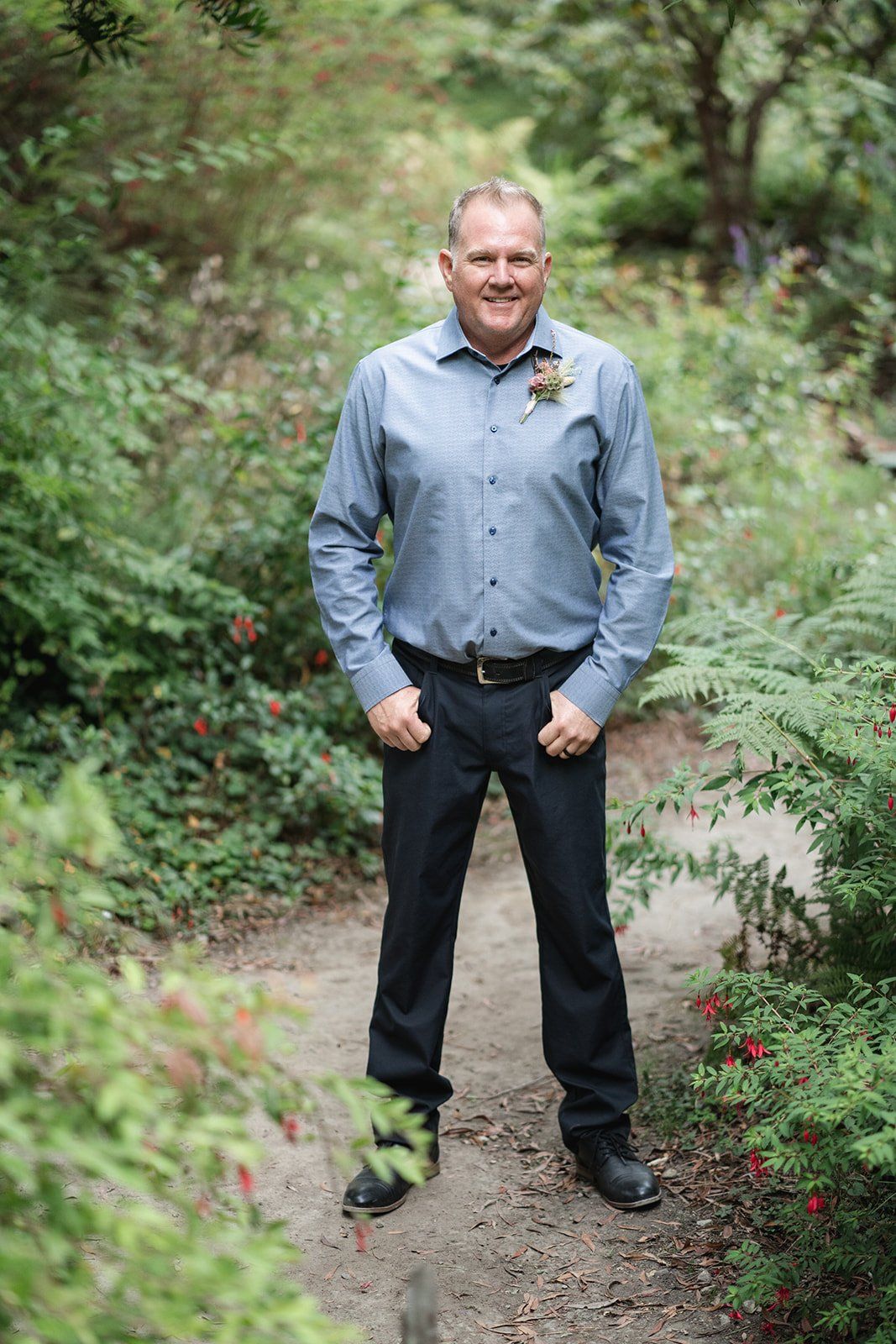 second wedding elopement mendocino botanical gardens, A Toast, a First Dance, and the Dahlias in Full Bloom