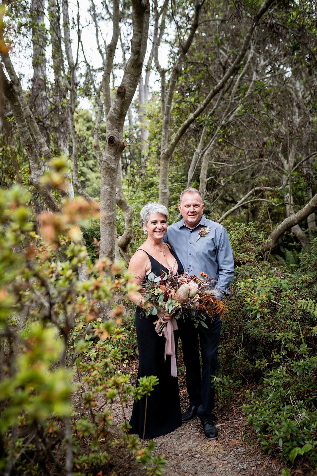 second wedding elopement mendocino botanical gardens, A Toast, a First Dance, and the Dahlias in Full Bloom