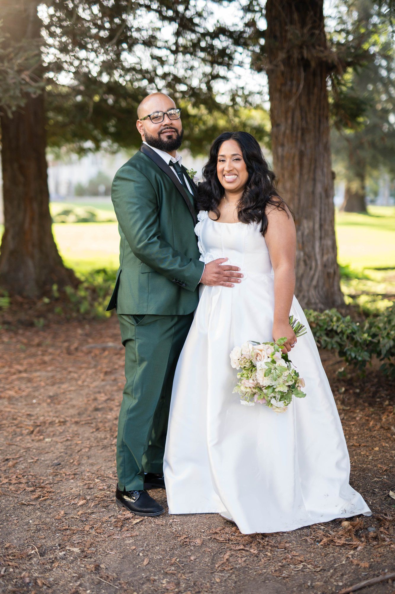 classic santa barbara courthouse micro wedding, Family Photos Under the Classic Santa Barbara Courthouse Arches