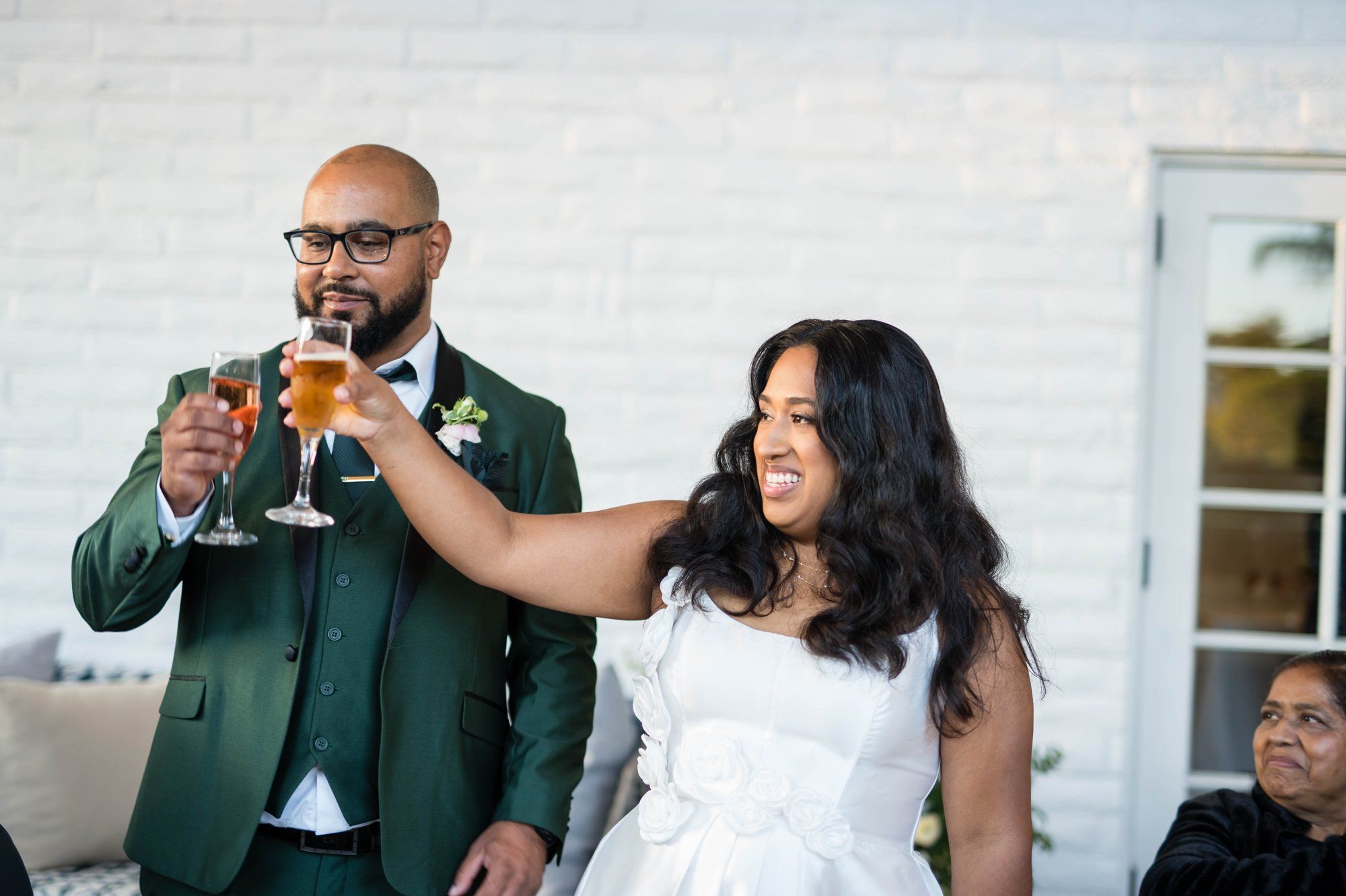 classic santa barbara courthouse micro wedding, Dinner at The Caya by The Leta Hotel