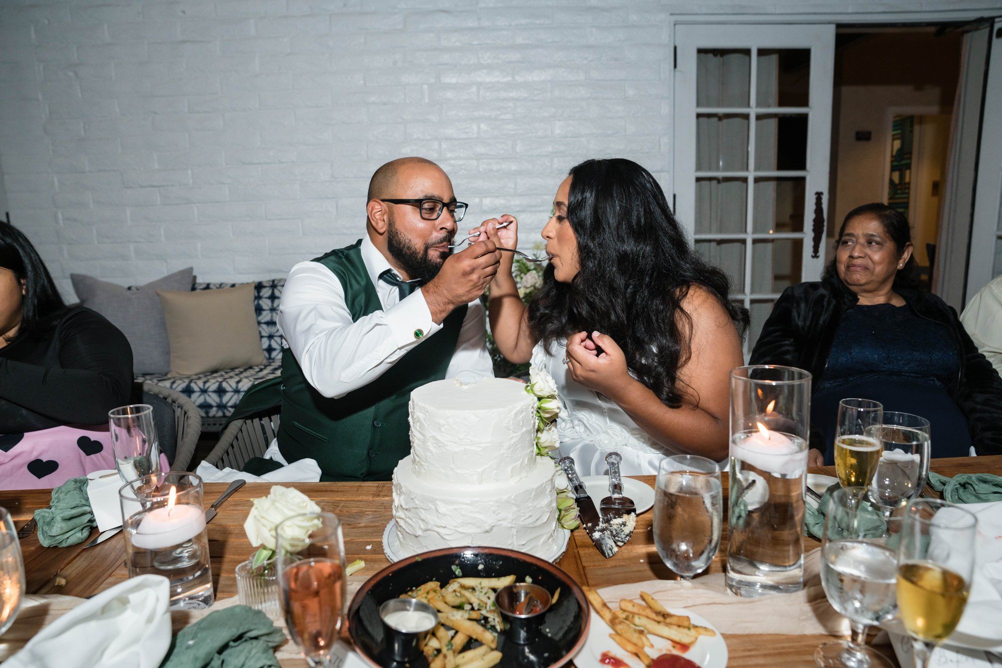 classic santa barbara courthouse micro wedding, Dinner at The Caya by The Leta Hotel