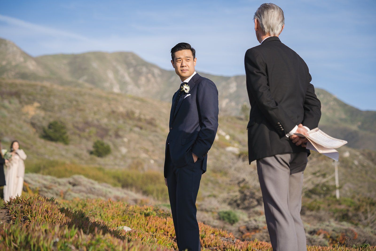 big sur cliffside elopement just the two of them, Cliffside Vows at China Point Overlook