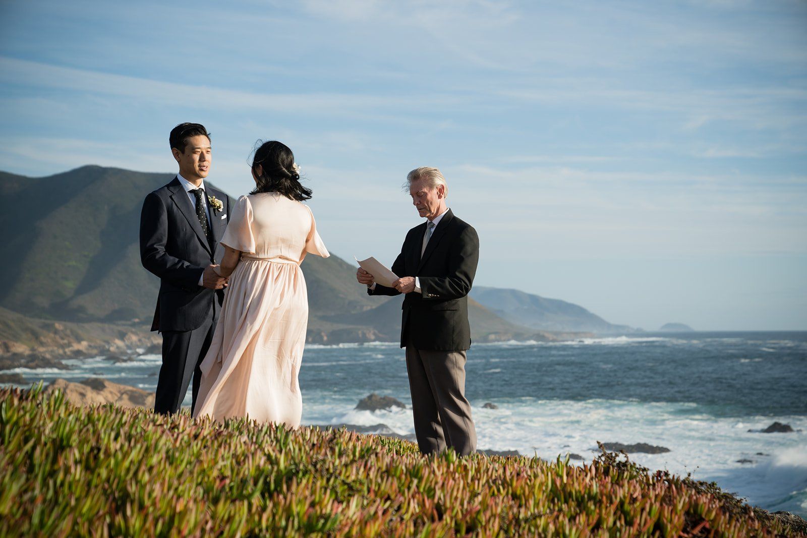 big sur cliffside elopement for just the two of them, Cliffside Vows Above the Pacific at China Point