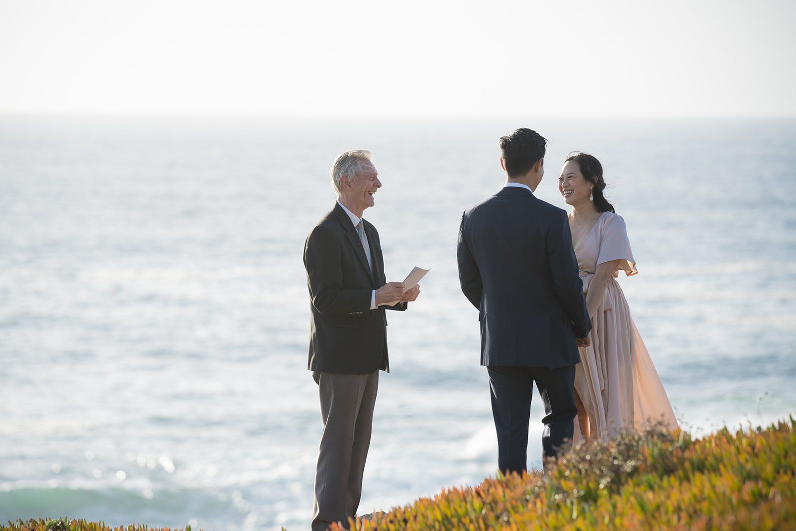 big sur cliffside elopement just the two of them, Cliffside Vows at China Point Overlook