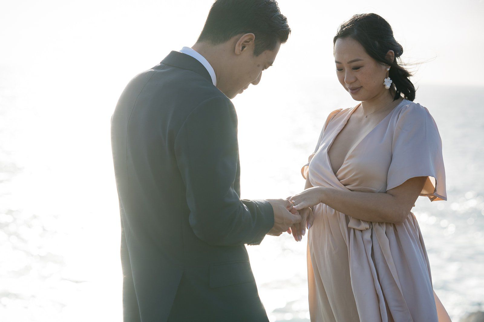 big sur cliffside elopement just the two of them, Cliffside Vows at China Point Overlook