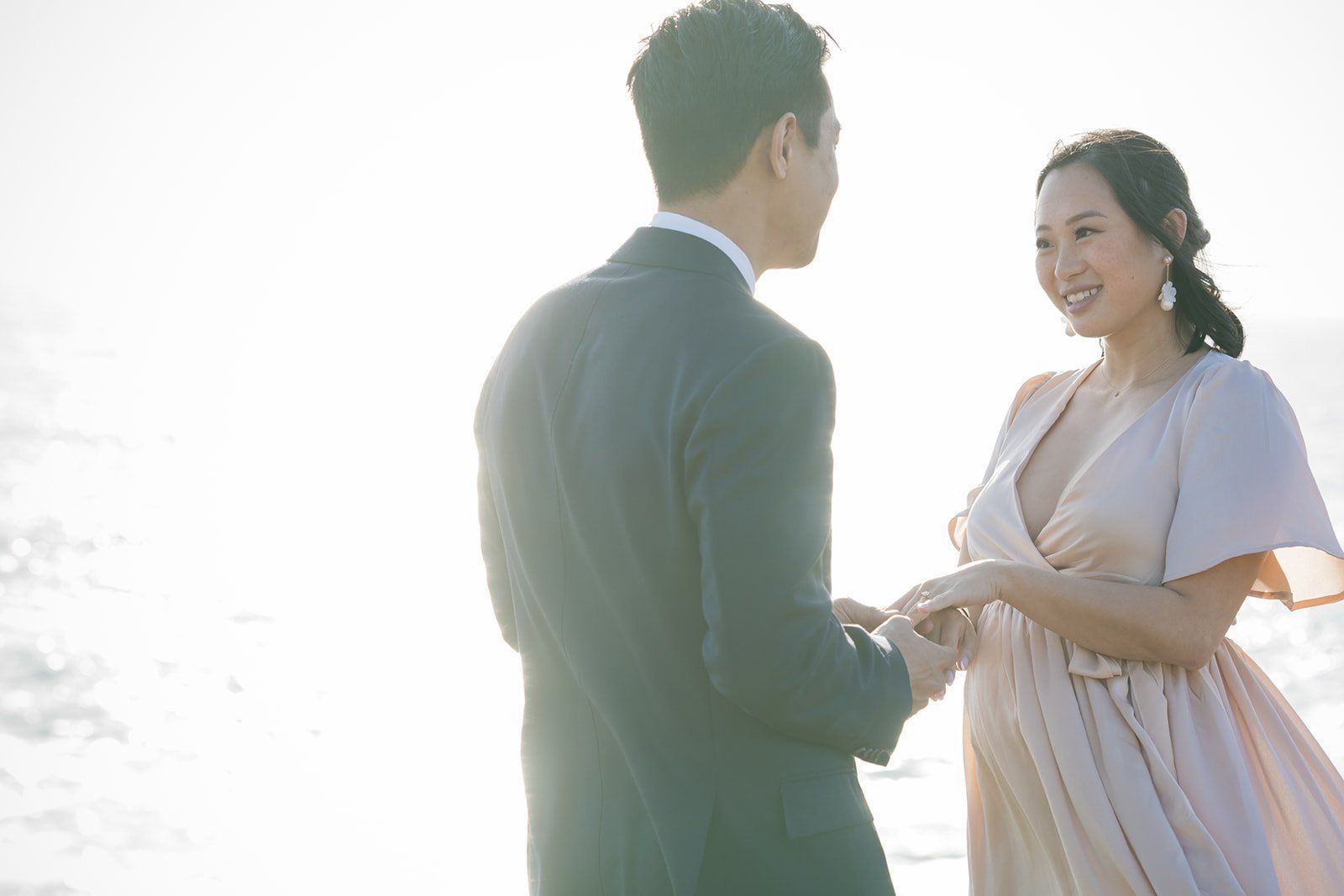 big sur cliffside elopement just the two of them, Portraits Along the Cliff