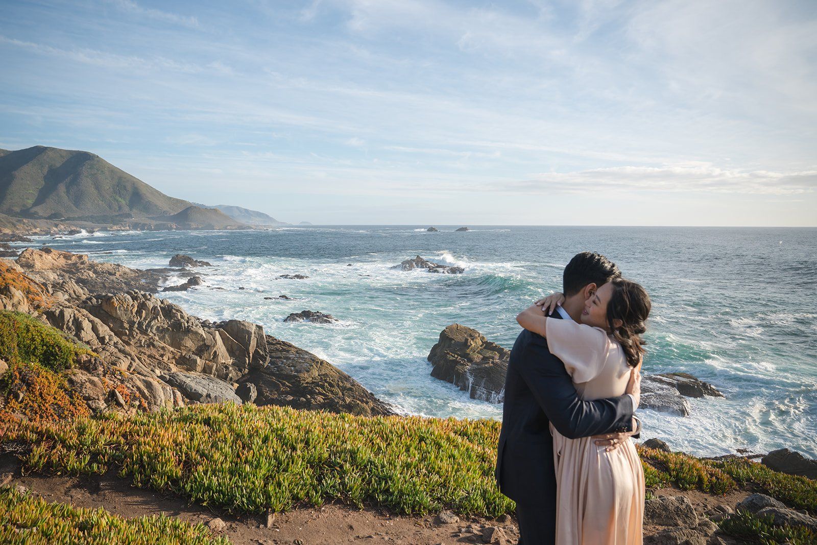 big sur cliffside elopement for just the two of them, Portraits in the Big Sur Woodland