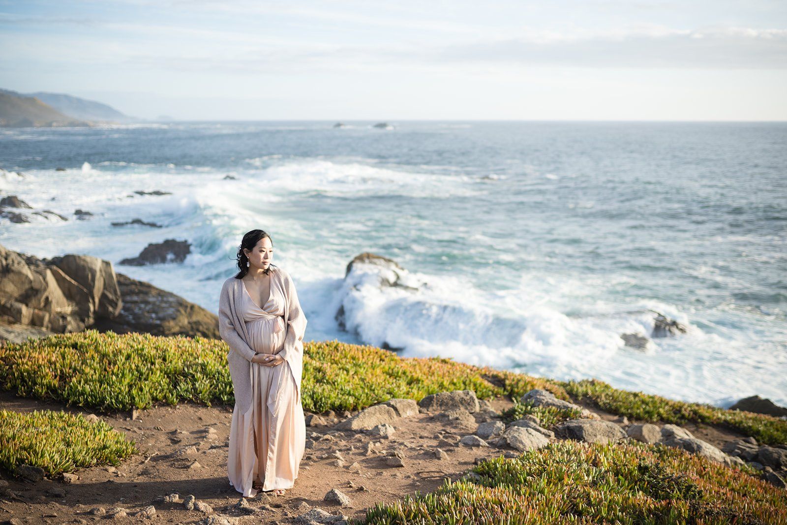 big sur cliffside elopement for just the two of them, Portraits in the Big Sur Woodland