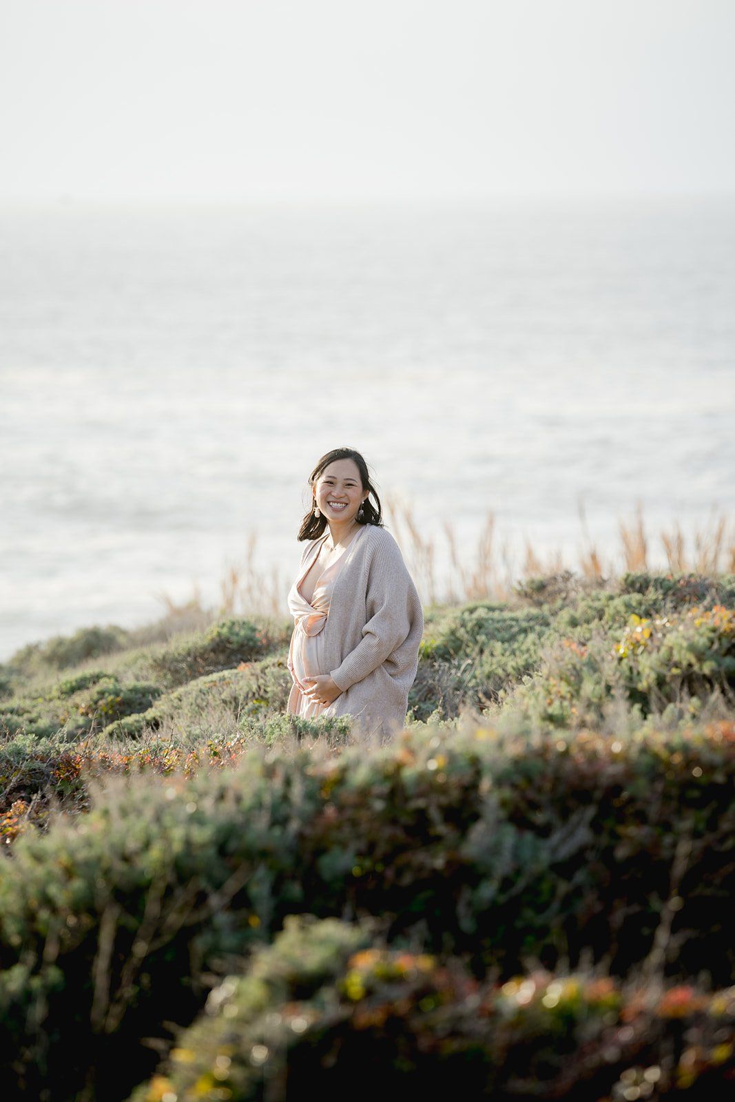 big sur cliffside elopement just the two of them, Portraits Along the Cliff