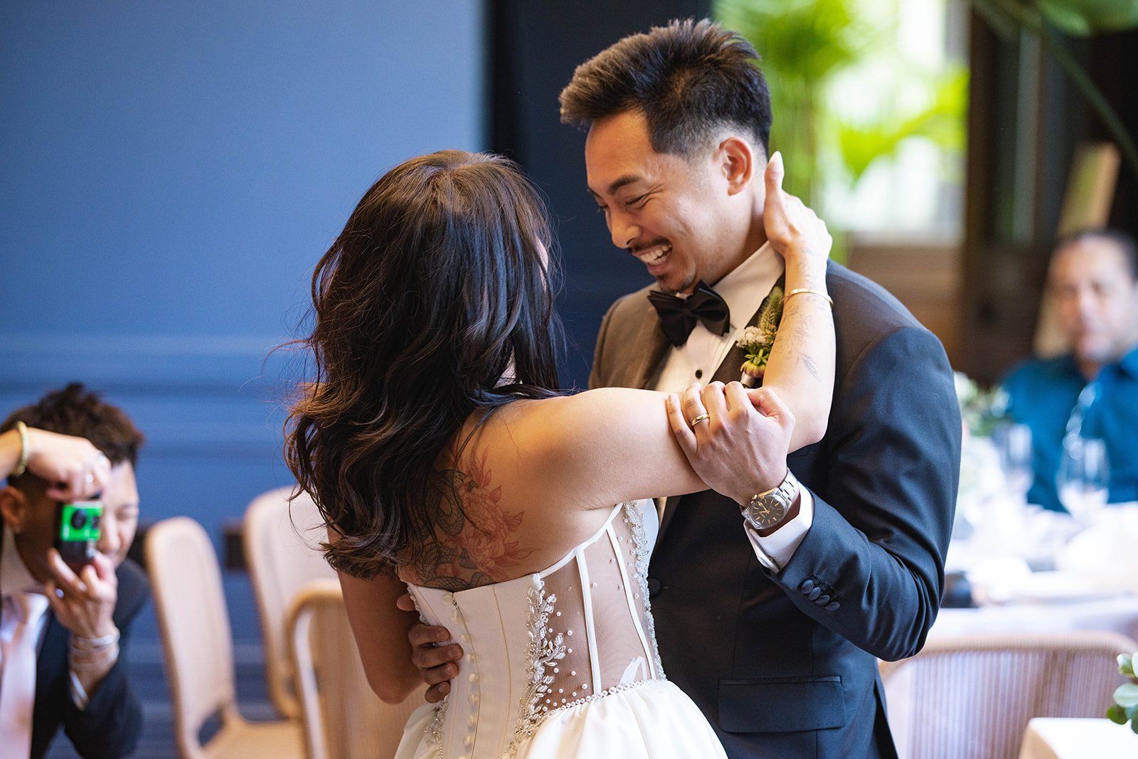 city hall ceremony + la mar peruvian waterfront reception (50 guests), Portraits on the Embarcadero