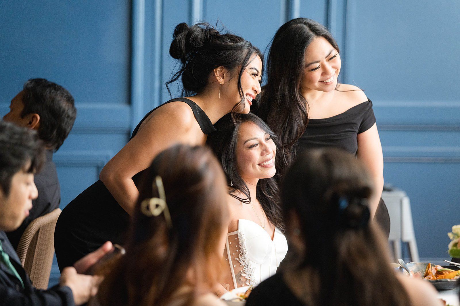 city hall ceremony + la mar peruvian waterfront reception (50 guests), Lunch and Dancing at La Mar
