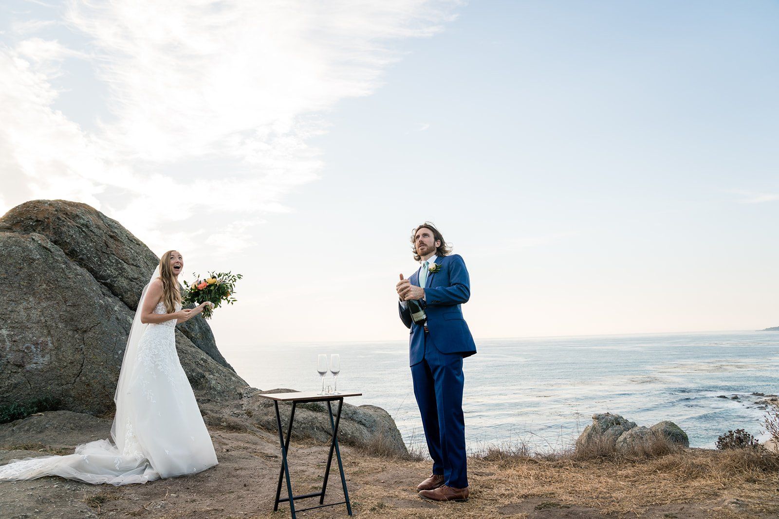 carmel elopement, Portraits Along the Coast
