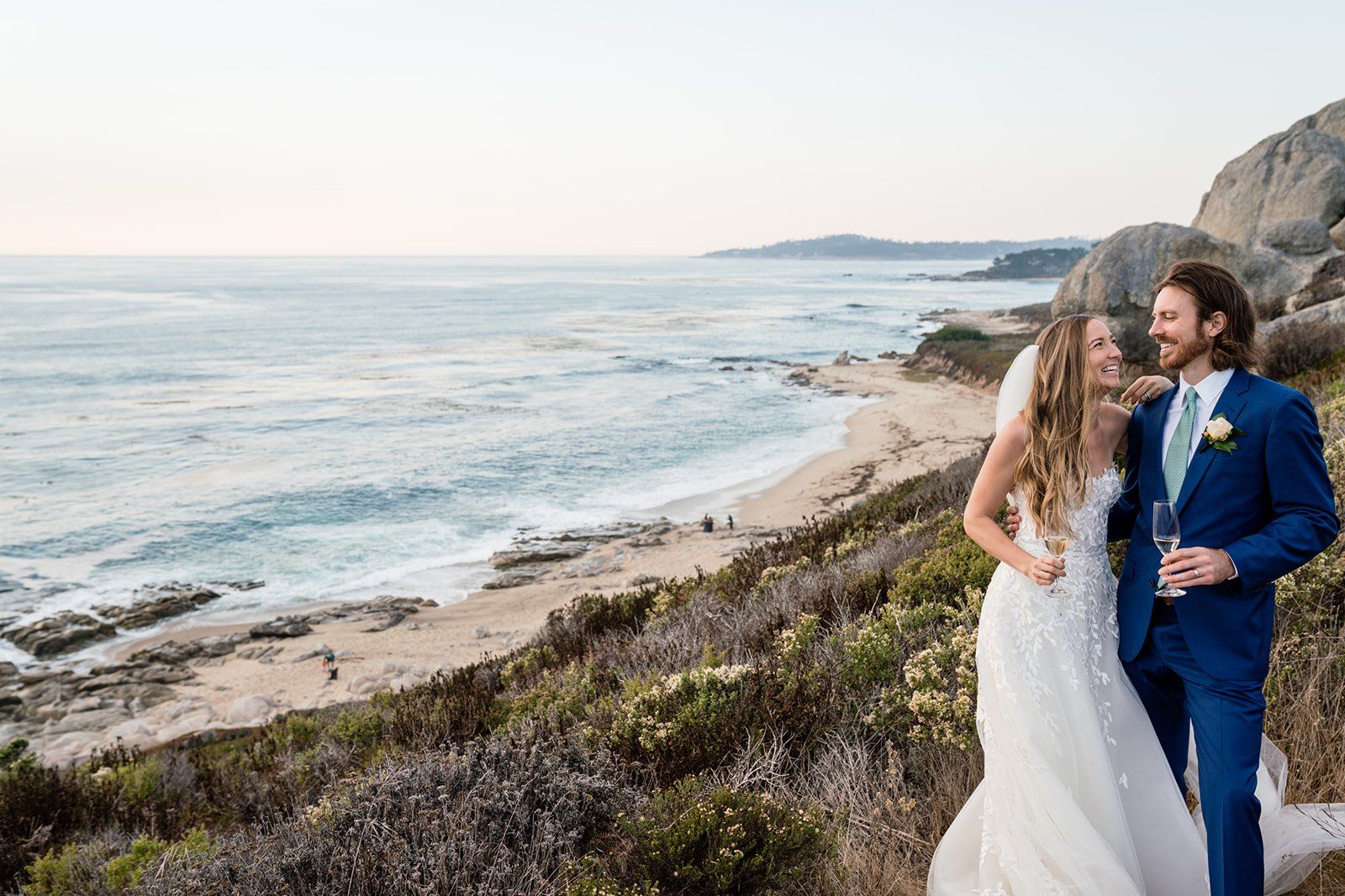 carmel elopement, Portraits Along the Coast