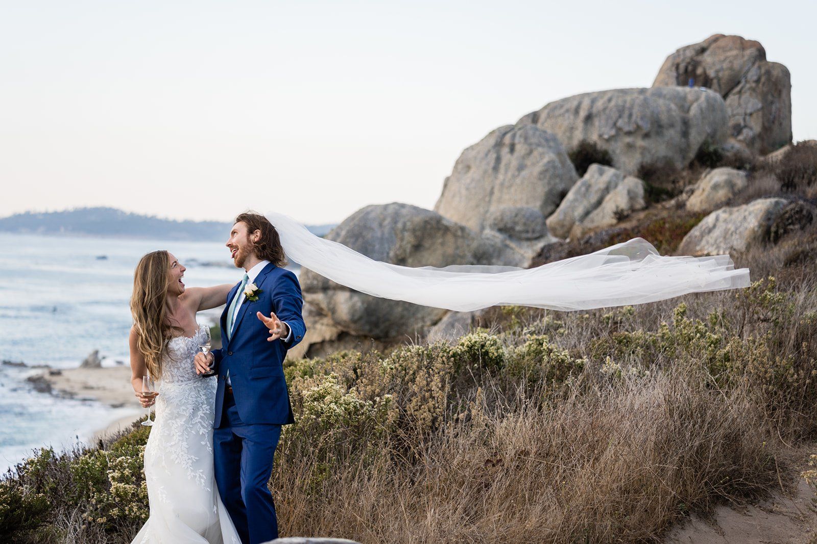 carmel elopement, Portraits Along the Coast