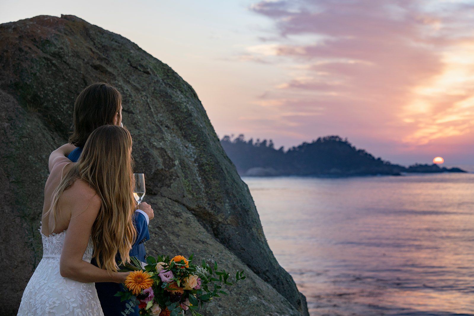 carmel elopement, Portraits Along the Coast