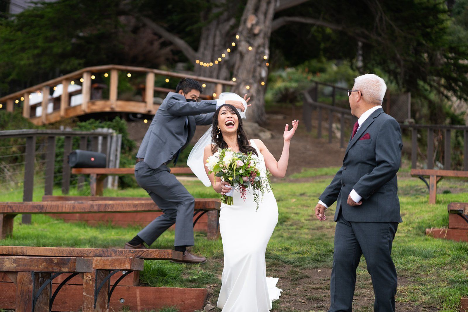 full-estate micro wedding at wind and sea big sur, The Two of Them, and Everyone They Brought