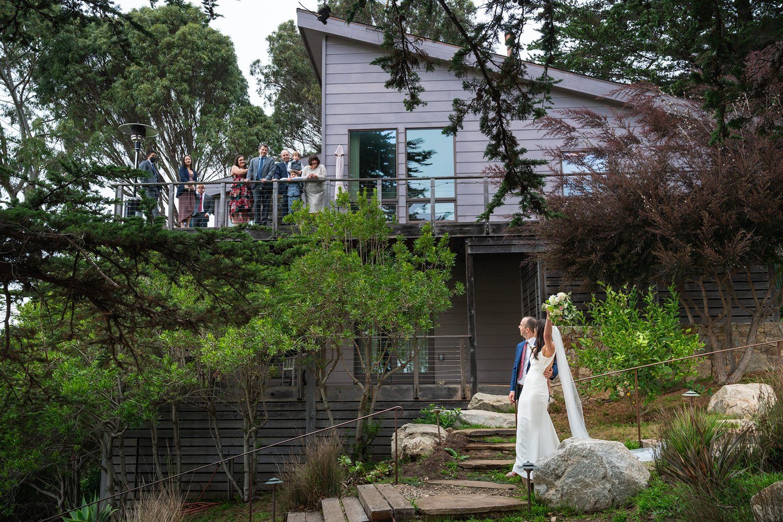 full-estate micro wedding at wind and sea big sur, The Two of Them, and Everyone They Brought