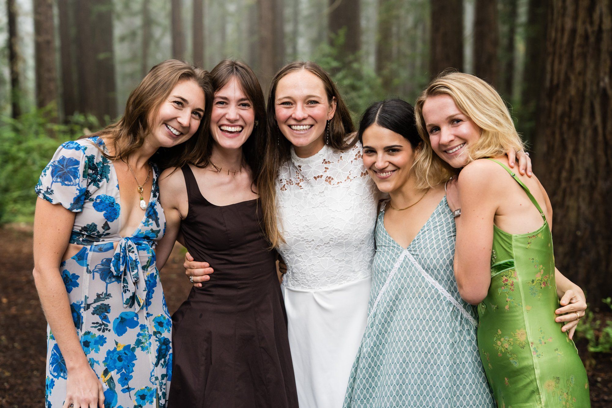 joaquin miller park redwoods wedding, Everyone They Brought Up the Hill