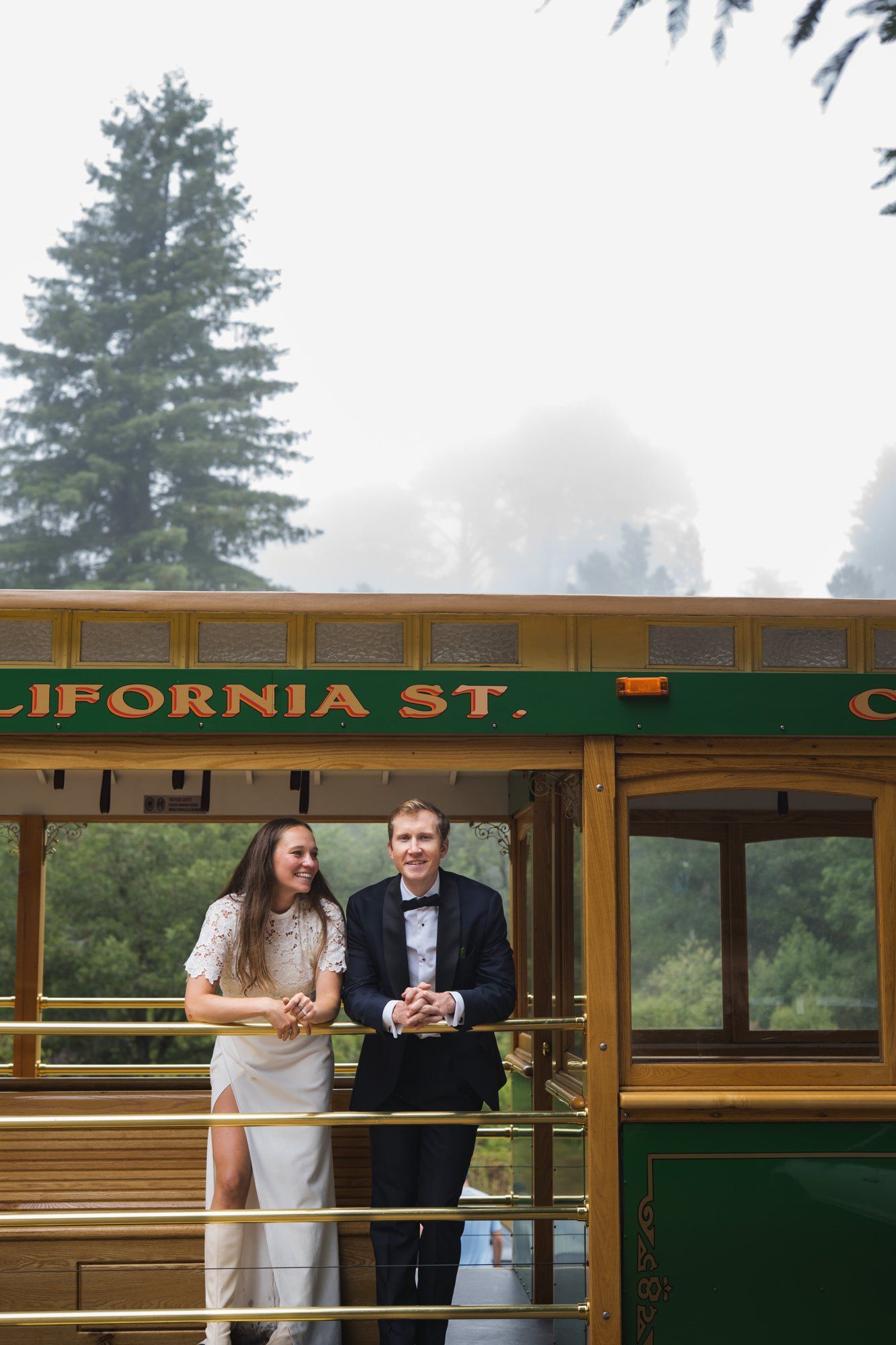 joaquin miller park redwoods wedding, Everyone They Brought Up the Hill