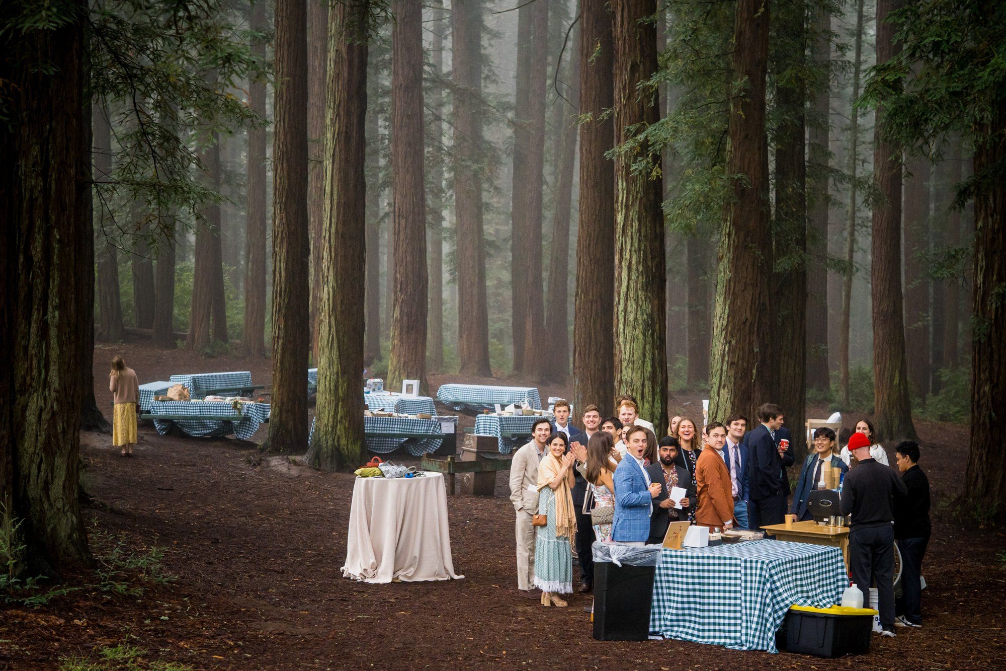 joaquin miller park redwoods wedding, Cake in the Grove, Then a Camping Trip