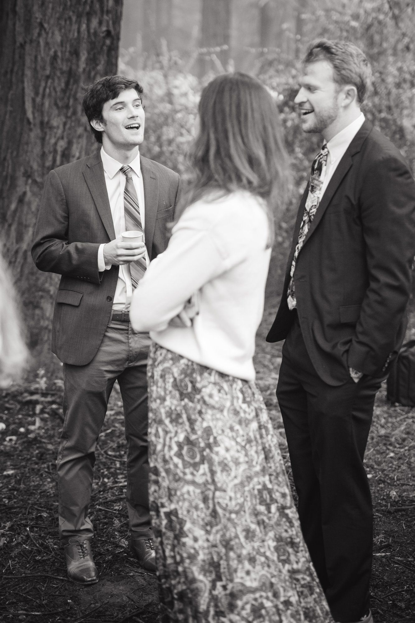 Joaquin Miller Park redwoods wedding, Cake in the Grove, Then a Camping Trip