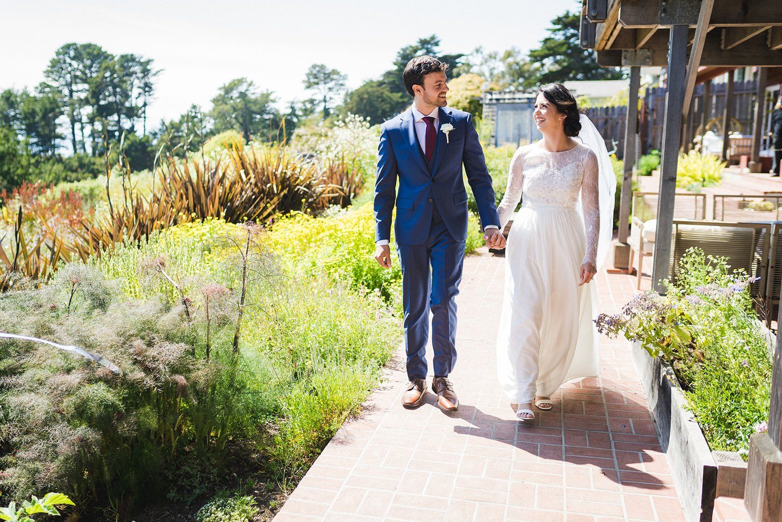 two-grooms oceanfront inn minimony at harbor house mendocino, Family Photos on the Bluff at this Mendocino Oceanfront Wedding
