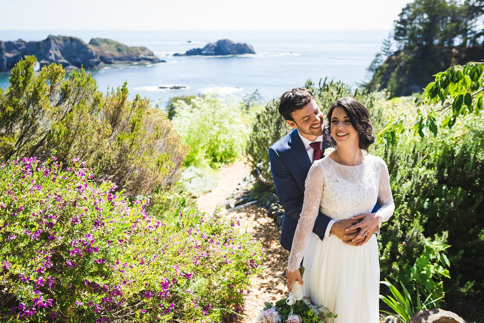 oceanfront inn minimony at harbor house mendocino, Portraits Above the Cove