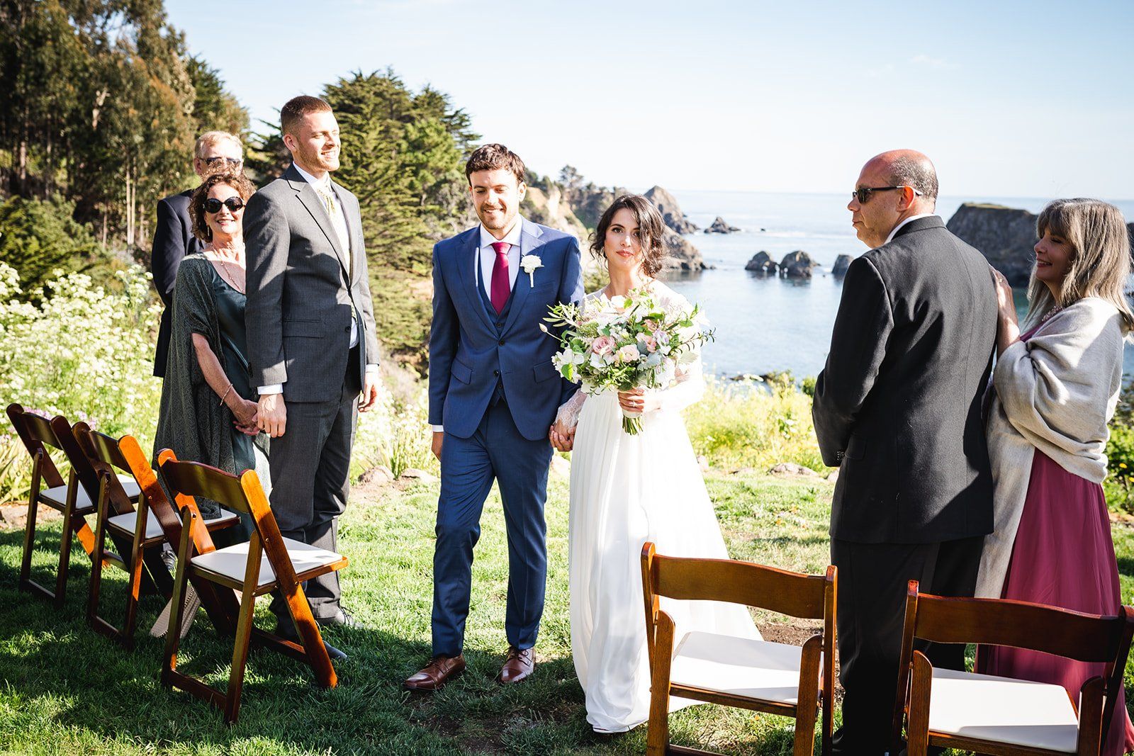 oceanfront inn minimony at harbor house mendocino, The Ceremony on the Cliff at Harbor House, Mendocino