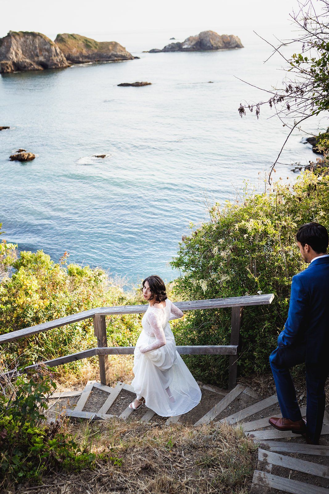 oceanfront inn minimony at harbor house mendocino, Portraits Above the Cove