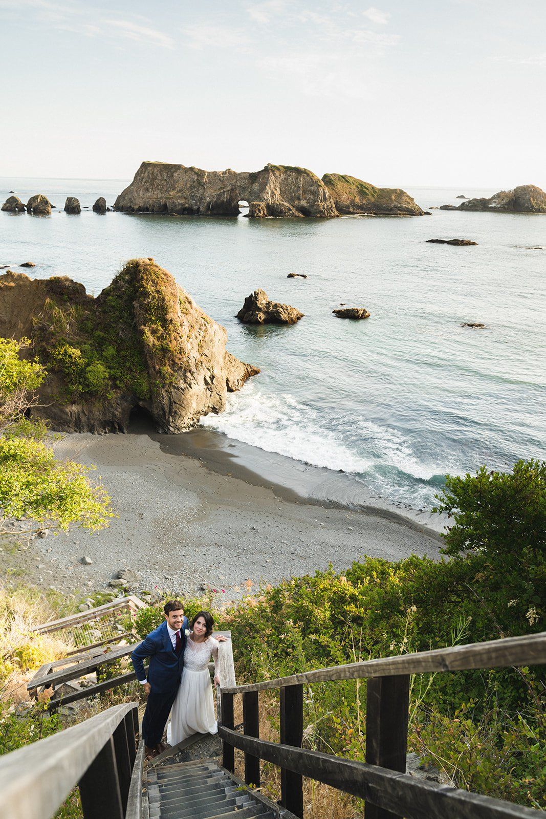 oceanfront inn minimony at harbor house mendocino, Portraits Above the Cove