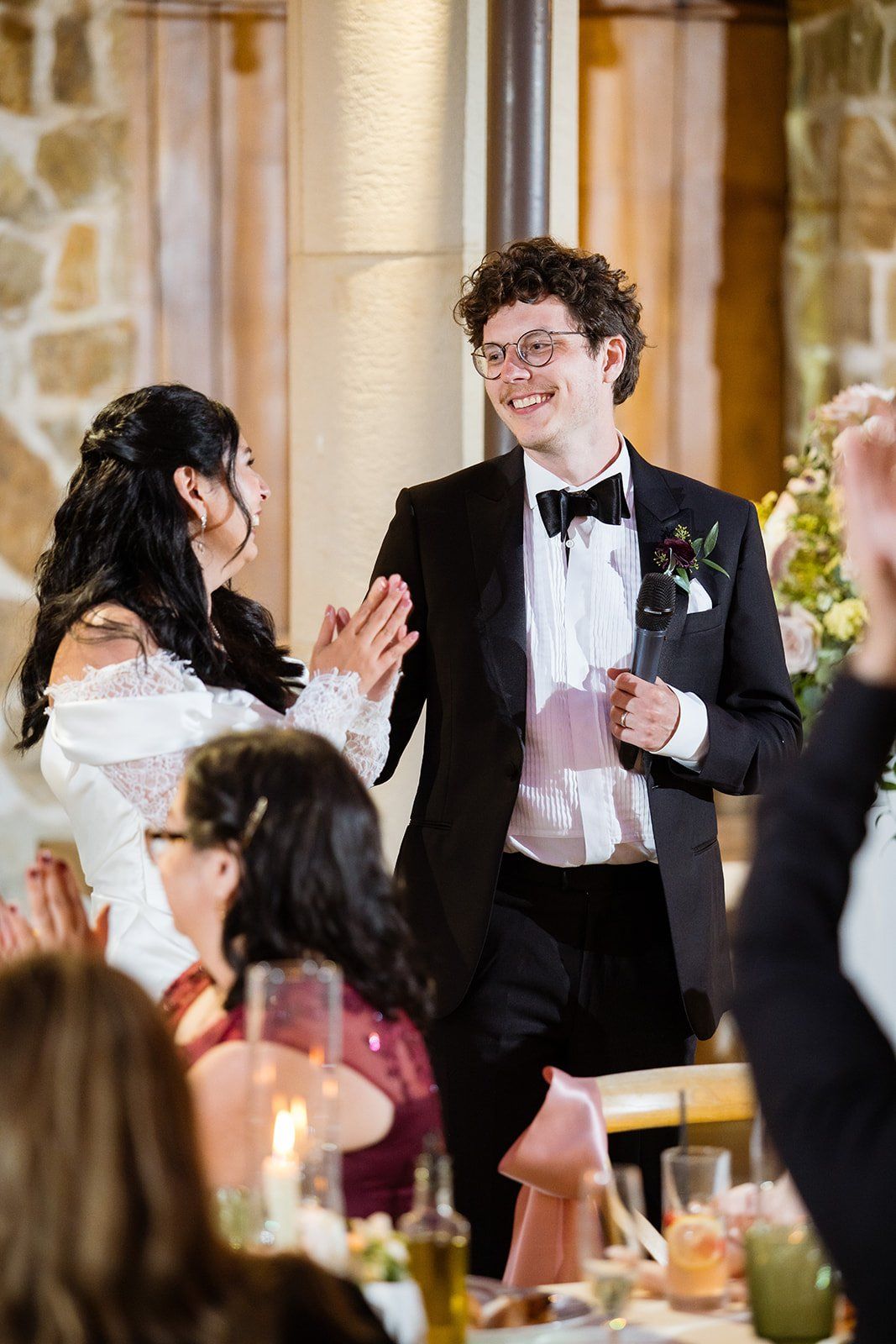 summer vineyard wedding at jacuzzi family vineyards, sonoma, Dinner in the Courtyard