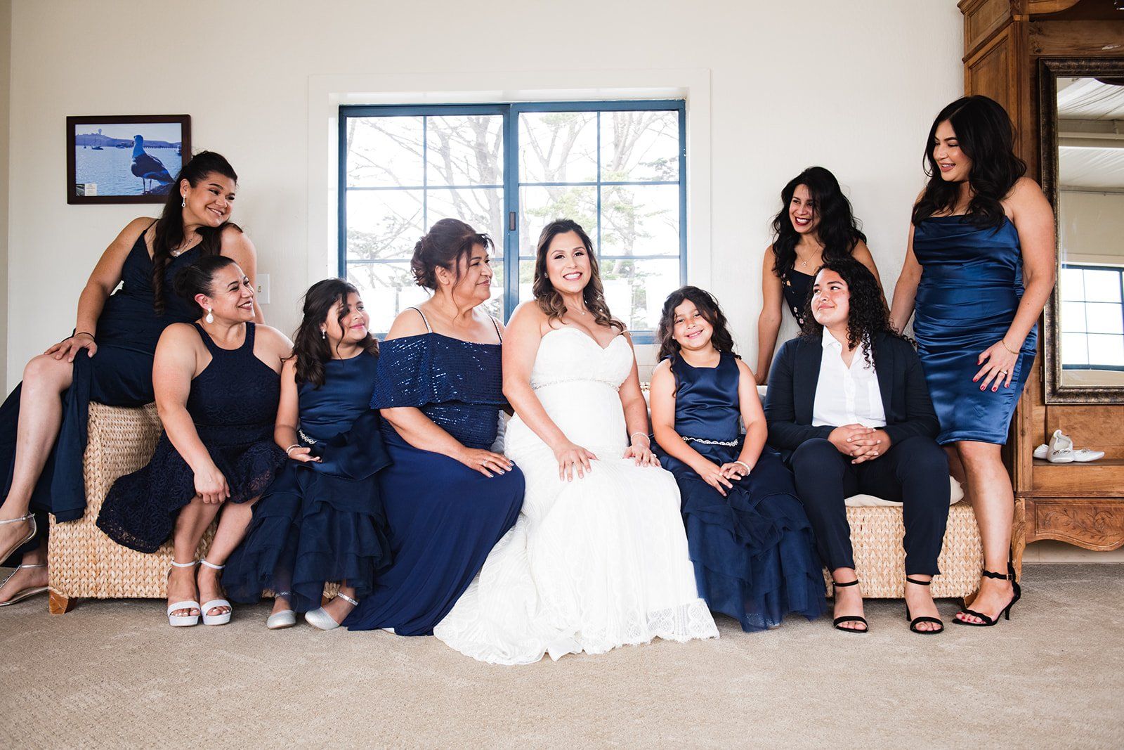 largest micro wedding at mavericks house half moon bay, Getting Ready at Mavericks House