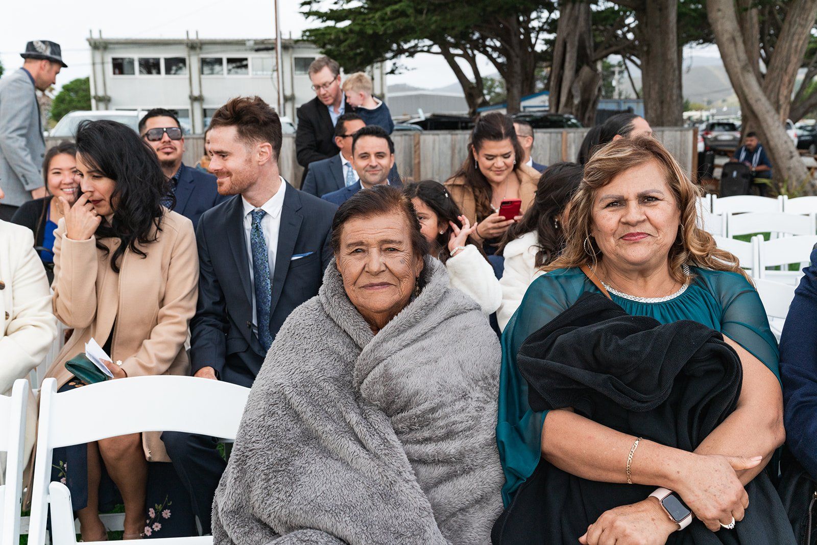 largest micro wedding at mavericks house, The Lawn Ceremony at Mavericks House, Half Moon Bay