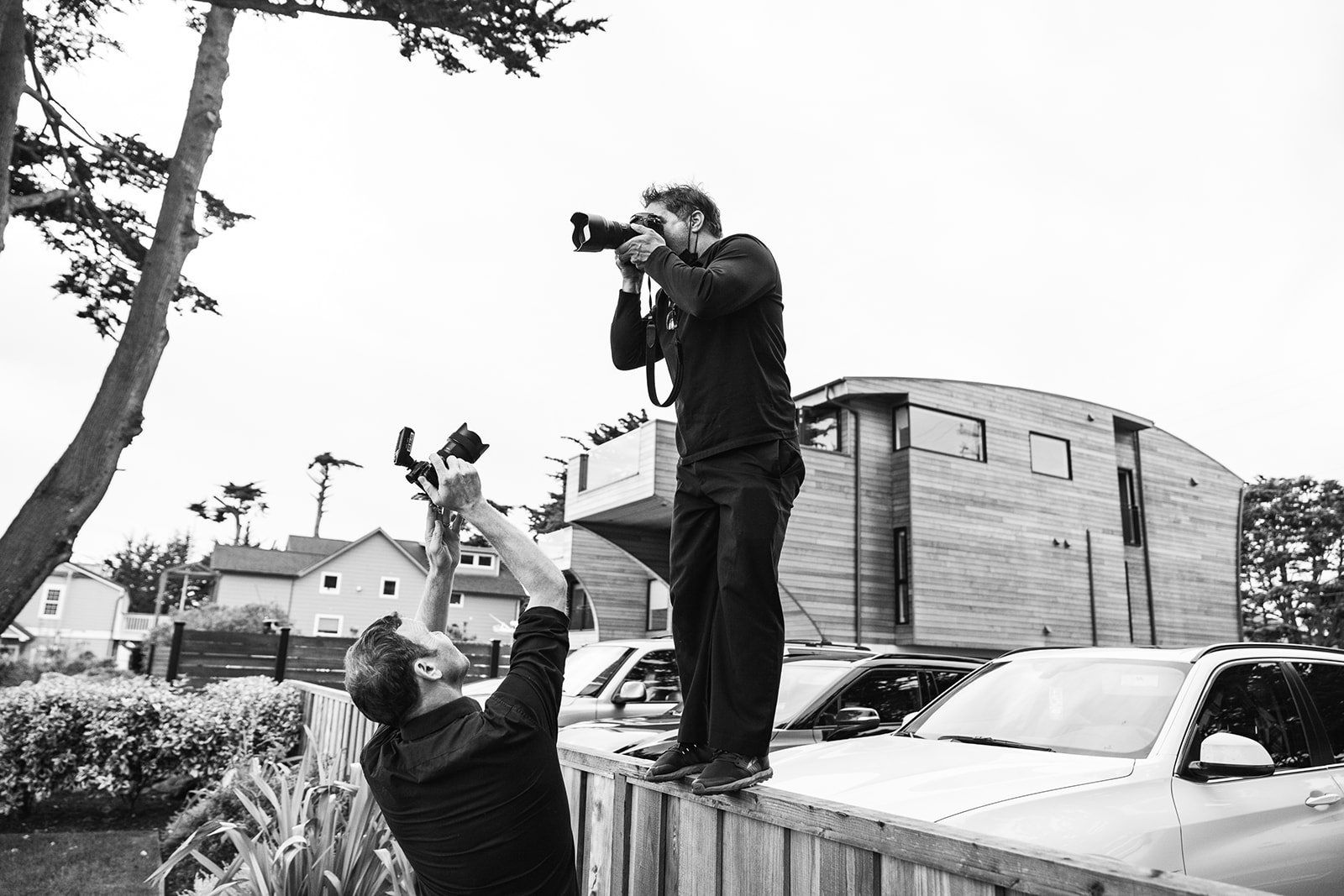 largest micro wedding at mavericks house half moon bay, Portraits Along the Half Moon Bay Surf Coast