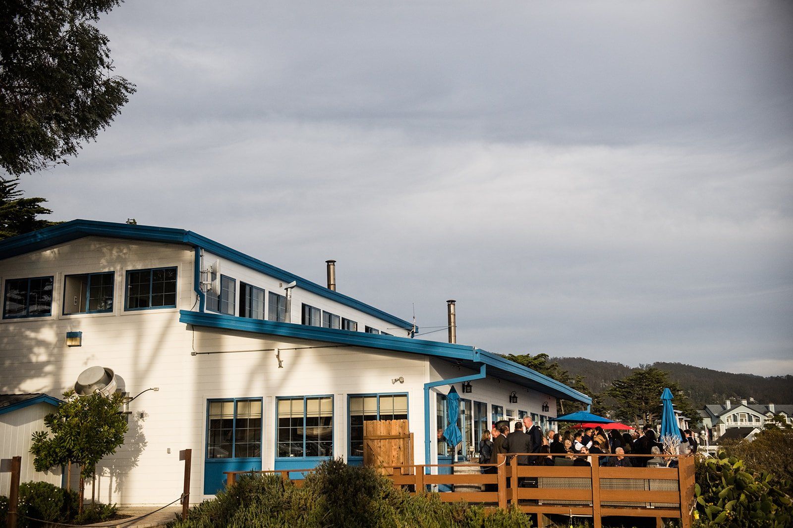 largest micro wedding at mavericks house half moon bay, Dinner, Open Speeches, and Dancing