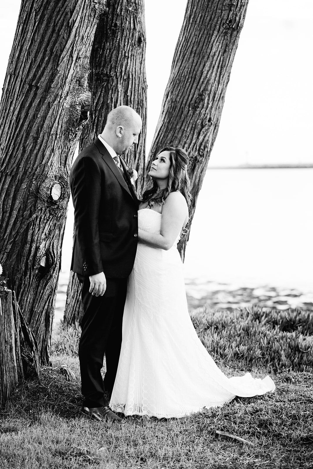 largest micro wedding at mavericks house half moon bay, Portraits Along the Half Moon Bay Surf Coast
