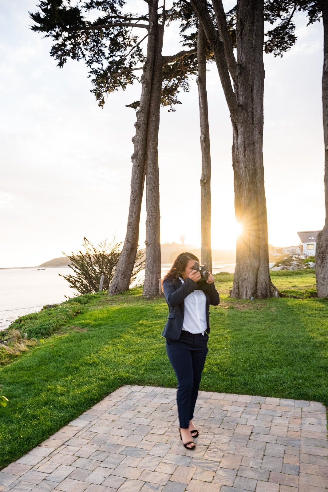 largest micro wedding at mavericks house half moon bay, Portraits Along the Half Moon Bay Surf Coast