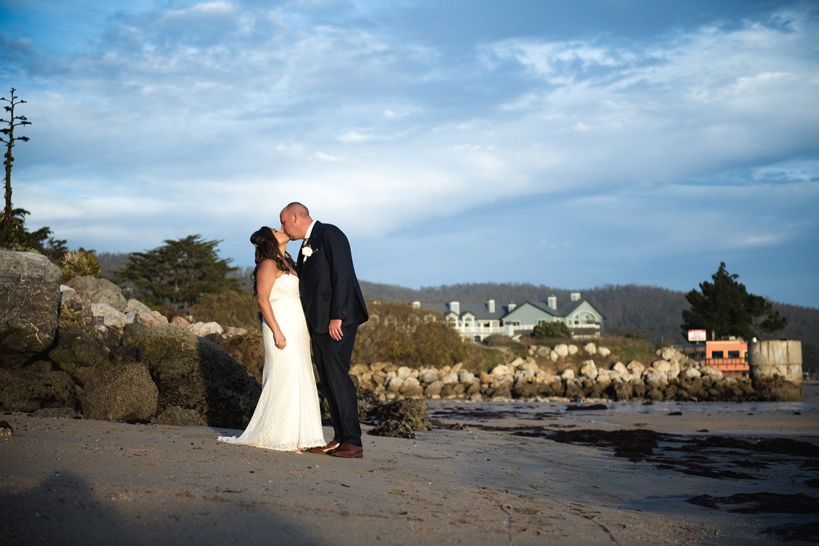 largest micro wedding at mavericks house, Portraits Along the Half Moon Bay Surf Coast