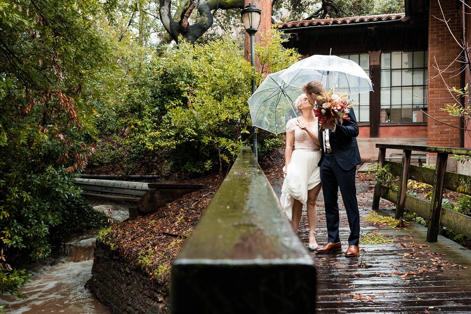 rained-out pivot to the graduate berkeley, Family Photos After a Rained-Out Pivot