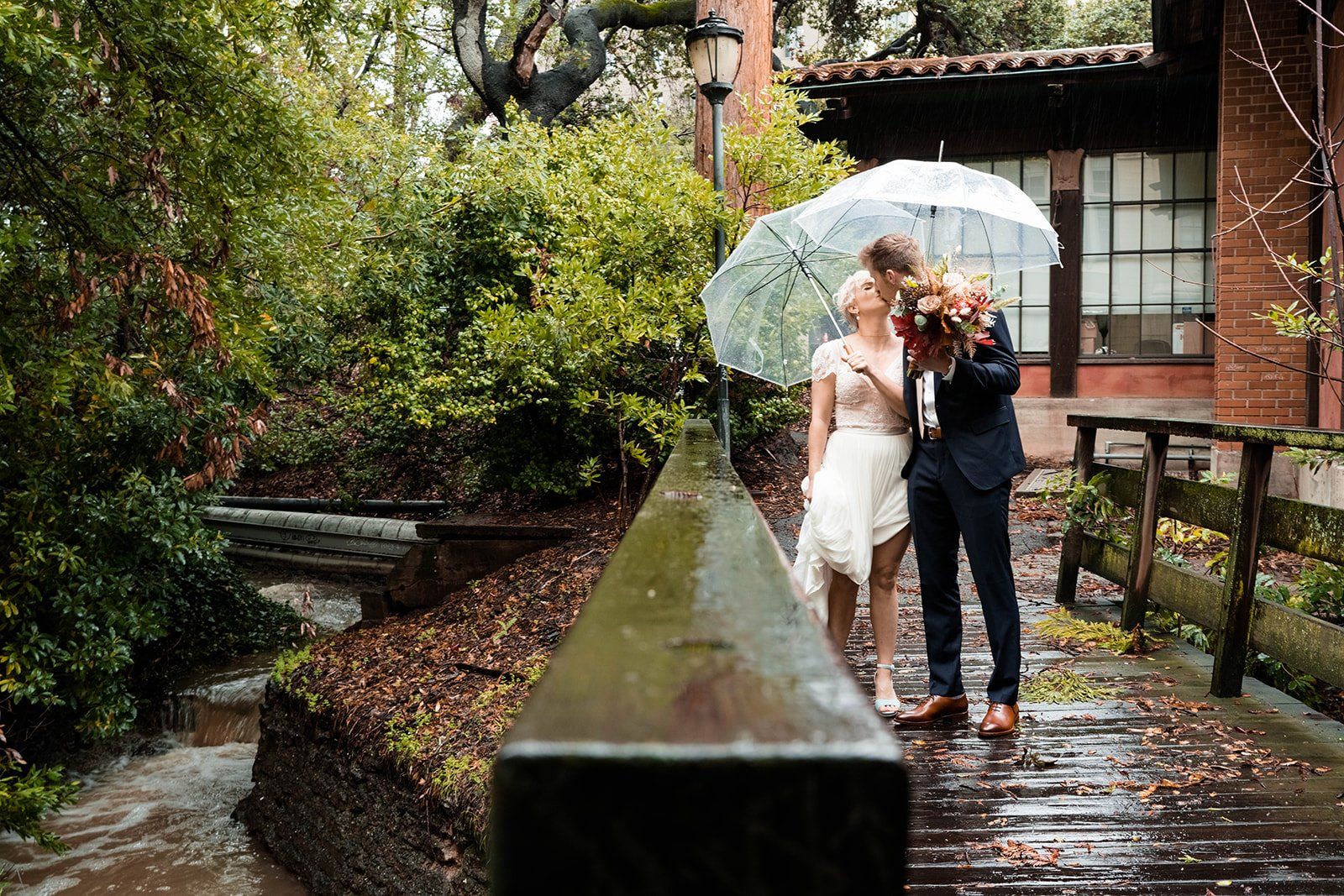 rained-out pivot to the graduate berkeley, Family Photos After a Rained-Out Pivot