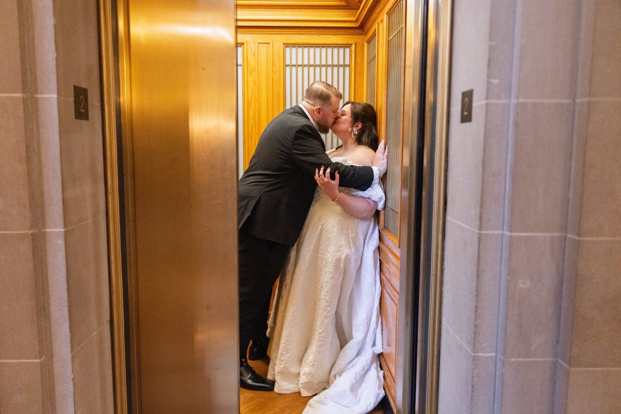 city hall elopement with a live cellist (7 guests), Portraits Inside City Hall