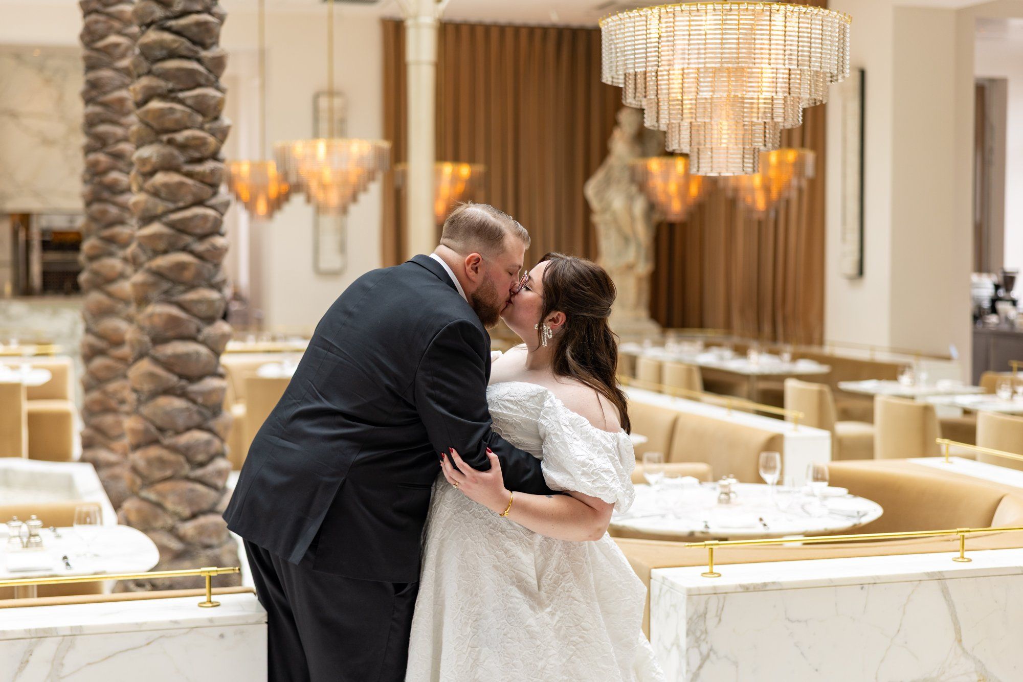 city hall elopement with a live cellist (7 guests), Portraits Inside City Hall