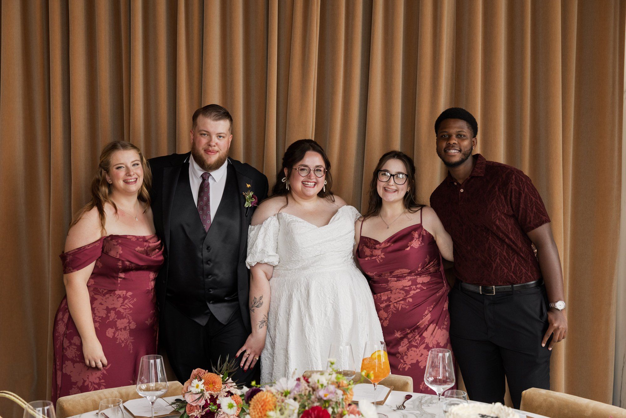 city hall elopement with a live cellist (7 guests), Portraits Inside City Hall