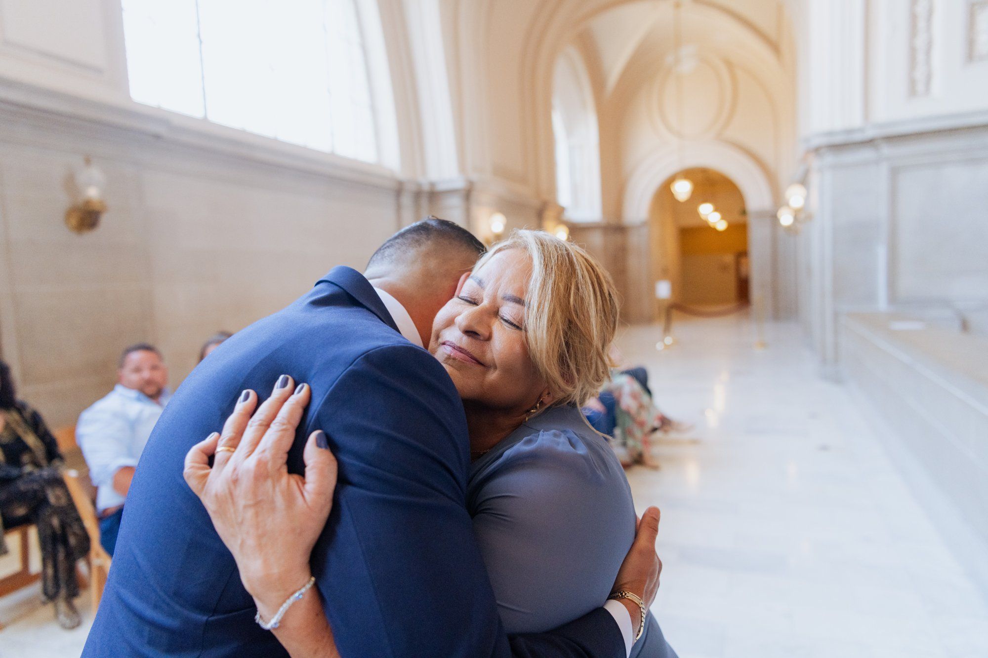 spring city hall micro wedding, A Spring City Hall Ceremony Under the Rotunda