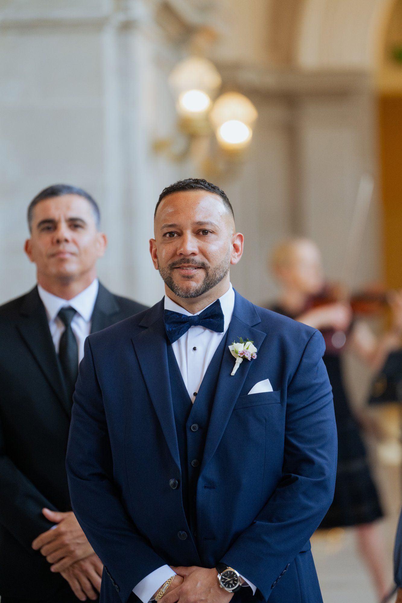 spring city hall micro wedding, A Spring City Hall Ceremony Under the Rotunda