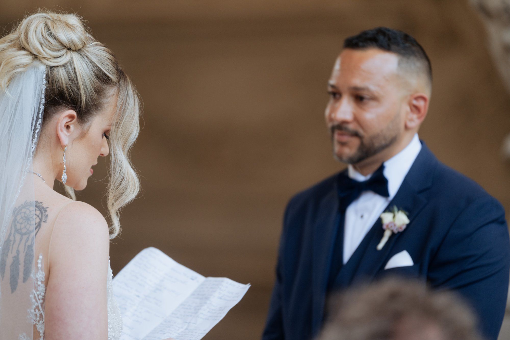 spring city hall micro wedding, A Spring City Hall Ceremony Under the Rotunda