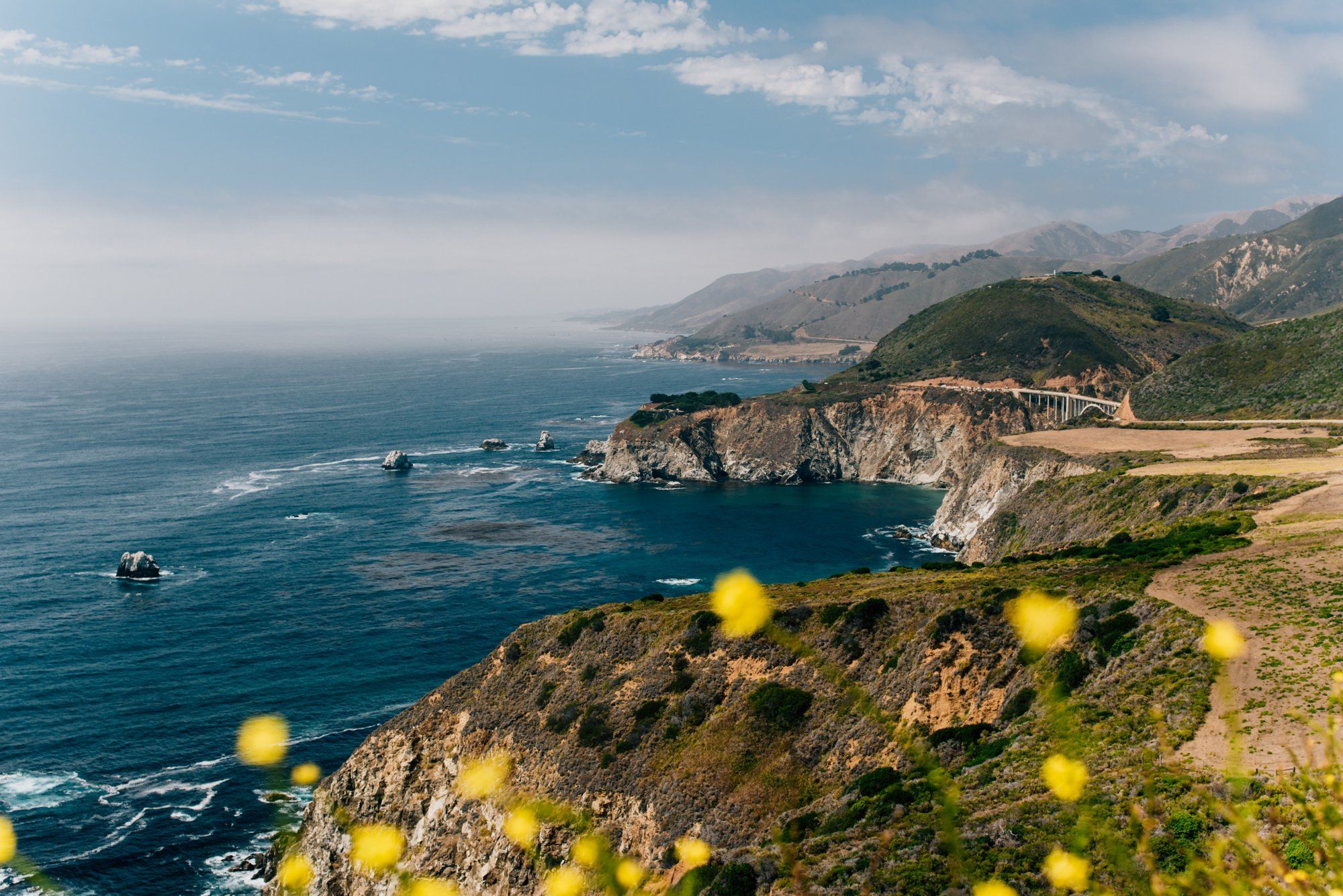 cliffside estate wedding at wind and sea big sur, Portraits Along the Cliffs at a Big Sur Cliffside Wedding